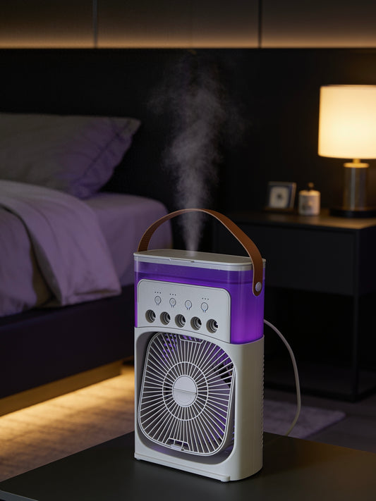 AirCool Mini – Climatiseur Diffuseur LED USB-C